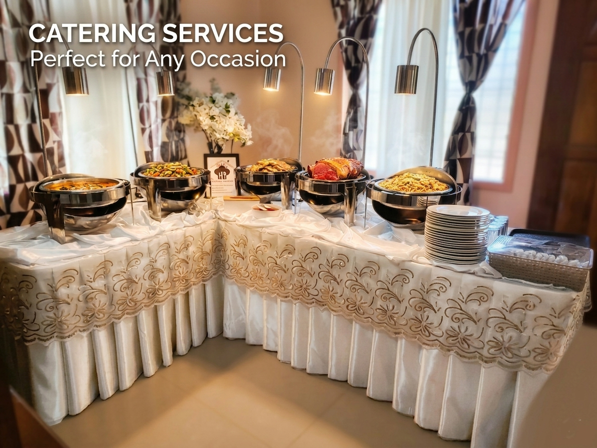Catering setup illustration